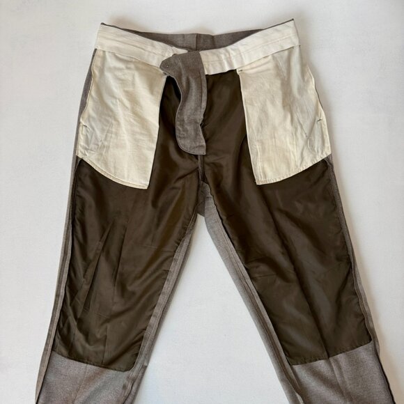 Banana Republic | 100% Italian Wool Flannel Suit Pants | 31W 32L - Picture 7 of 7